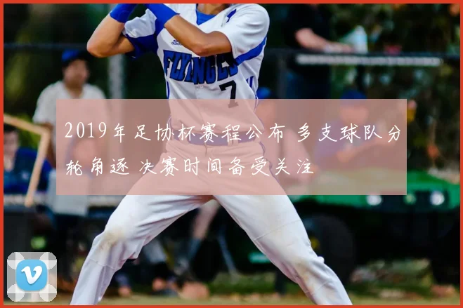 2019年足协杯赛程公布 多支球队分轮角逐 决赛时间备受关注